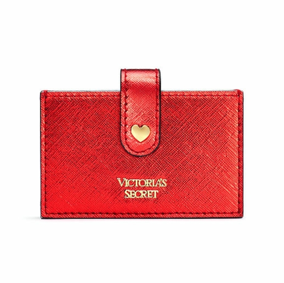 Victoria Secret Jewel Metallic Accordion Card Case - Picture 1 of 2